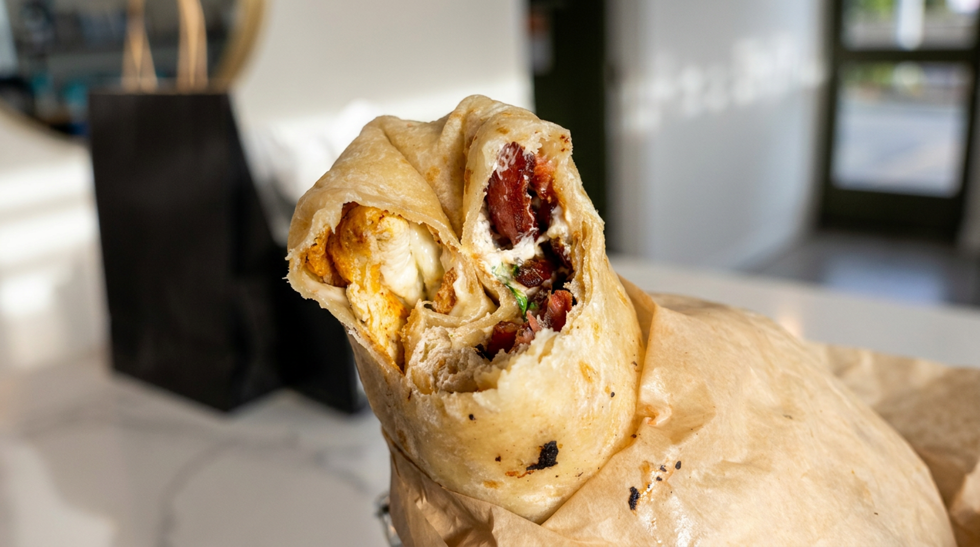 Early mornings and The Famous Breakfast Burrito